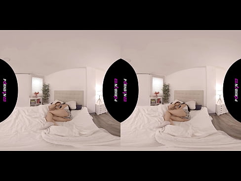 ❤️ PORNBCN VR Deux jeunes lesbiennes se réveillent excitées dans la réalité virtuelle 4K 180 3D Geneva Bellucci Katrina Moreno Video sessu à noi ❤